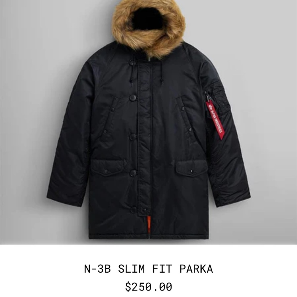 Alpha industries 2xk N-3B SLIM FIT PARKA Jacket